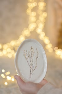 Pressed Botanical Plate - Gold