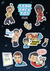 [PREORDER] STAR TREK TOS STICKER SHEET