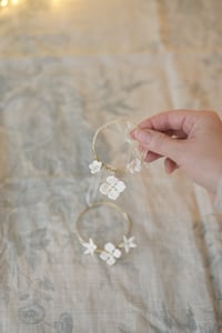 Image 2 of Porcelain Flower decorations (pair)