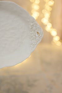 Image 1 of Porcelain Flower Platter