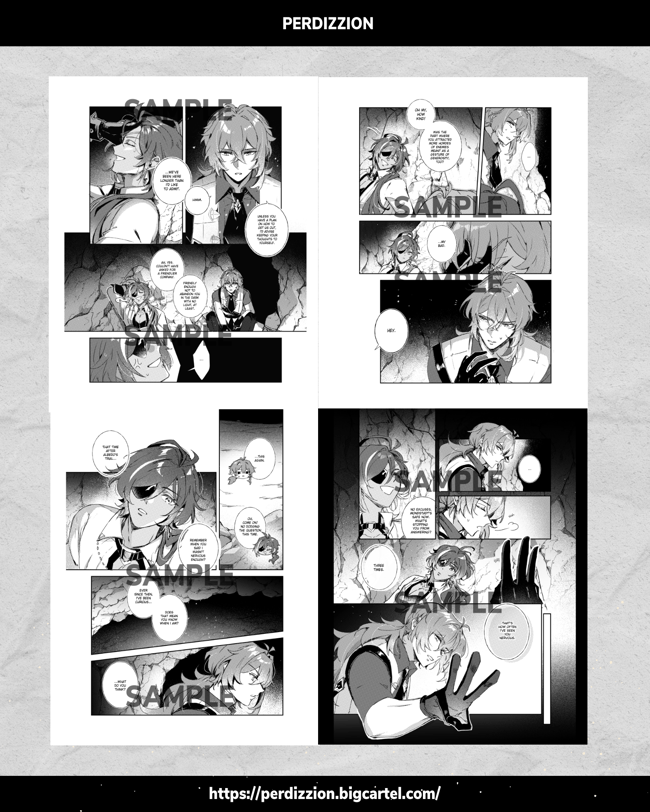 [NEW!] DIGITAL - Diluc/Kaeya Doujinshi - "Melting Point"