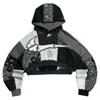 Image 2 of Grey bandana crop ( M crop )