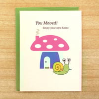 Image 1 of Snail Housewarming Card