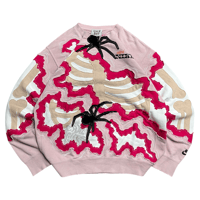 Image 1 of Pink disstress skeleton ( L )