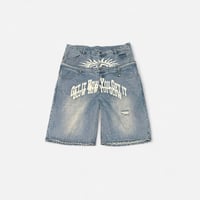 Image 1 of ‘GET IT & GLOW’ Double-waisted Jorts