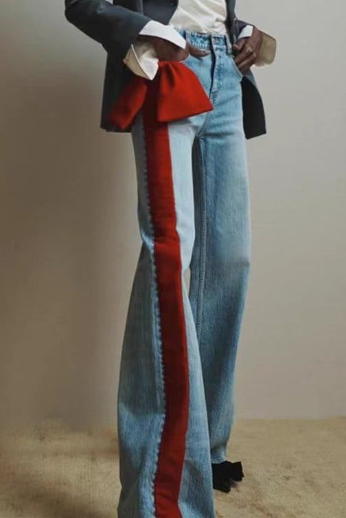 Image of Holiday Bow Jeans 