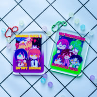 Image 1 of Dandadan & Chainsaw Man Liquid Glow-in-the-dark Sand Charms