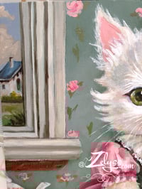 Image 4 of 🍧🍨Kitty loves dessert🍨🍧 - Acrylics painting