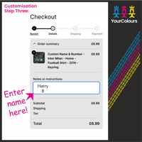 Image 4 of RIVER PLATE AWAY SHIRT KEYRING 2023