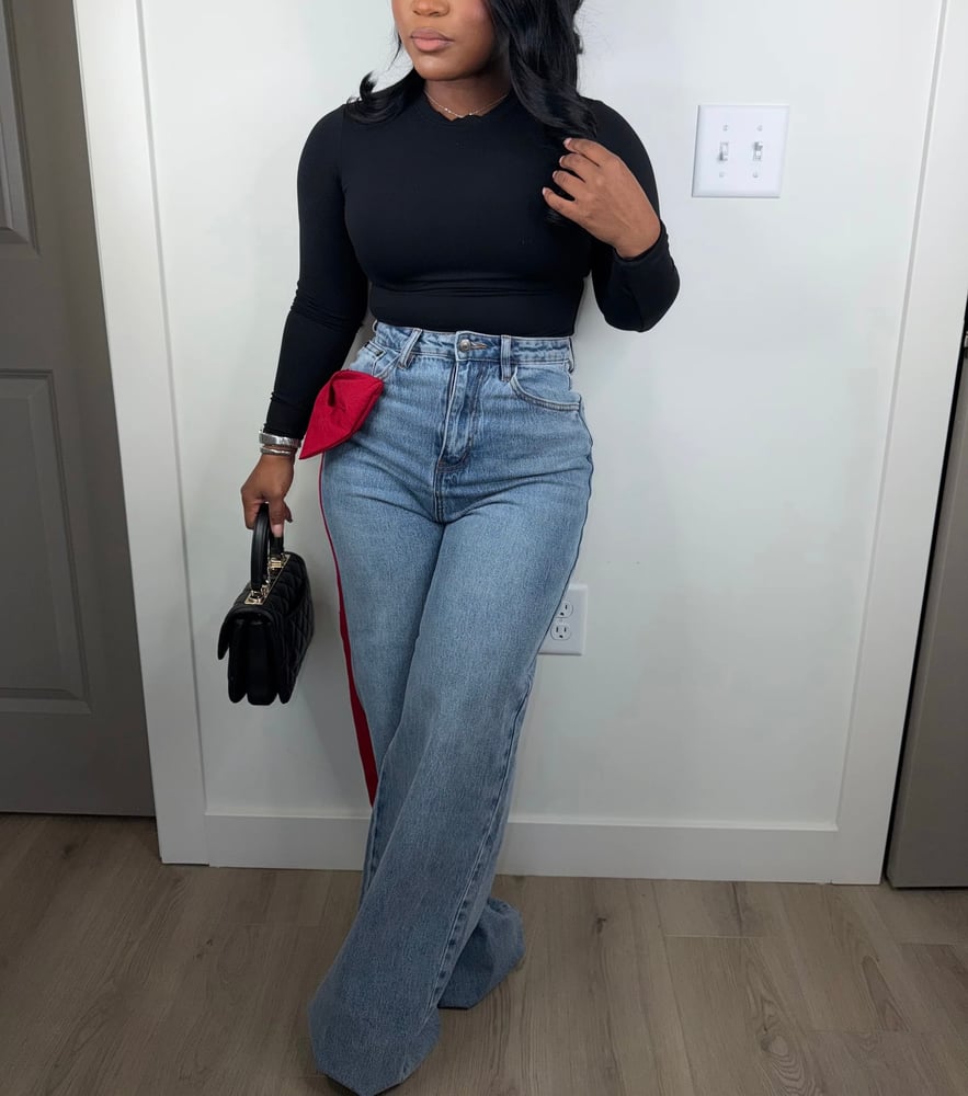 Image of Holiday Bow Jeans 