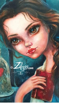 Image 2 of 🌹‘Belle (from Beauty and the beast)’🌹 - Acrylics painting