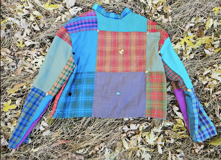 Image of Plaid Quilt Jacket