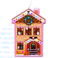 Image 1 of Haunted Gingerbread House Scented Air Freshener