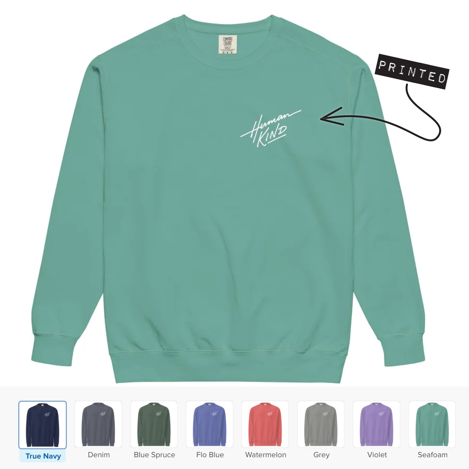 Humankind Comfort Colors Unisex Sweatshirt