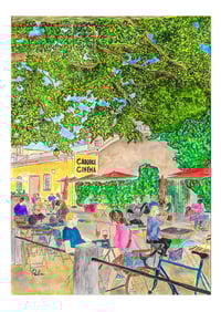 Un verre à la Place du Marché