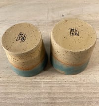 Image 5 of Set of 2 rustic planter cups.