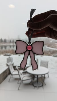 Image 2 of Petal Pink Lead-free Bow 