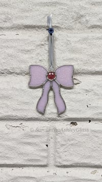 Image 3 of Petal Pink Lead-free Bow 