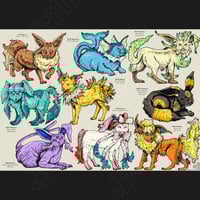 Image 2 of [PREVENTA] Eeveeluciones 🦊​🐈​🦦​ 