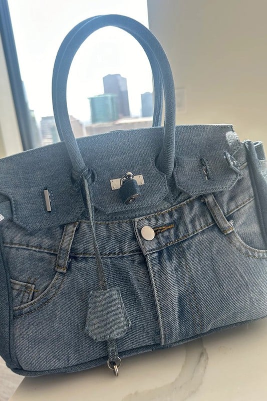 Image of Denim Handbag