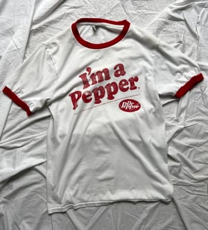 Dr Pepper Ringer Tee - Size S