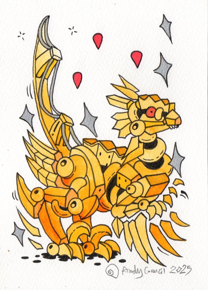 Image of Yellow Raptor