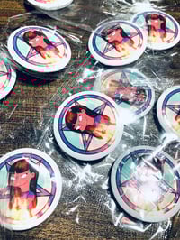 Image 2 of LoveJoy Devil Girl Button 