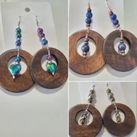 Image of Wooden earrings shipping included 