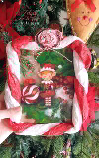 Image 3 of 'Tinsel Pippin' - Acrylics paintings inside papier-mache frame (23x18cm /9x7")