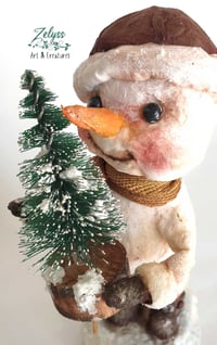 Image 4 of 'Timber Tom' - Papier-mâché sculpture (18x7cm / 7x2.75")