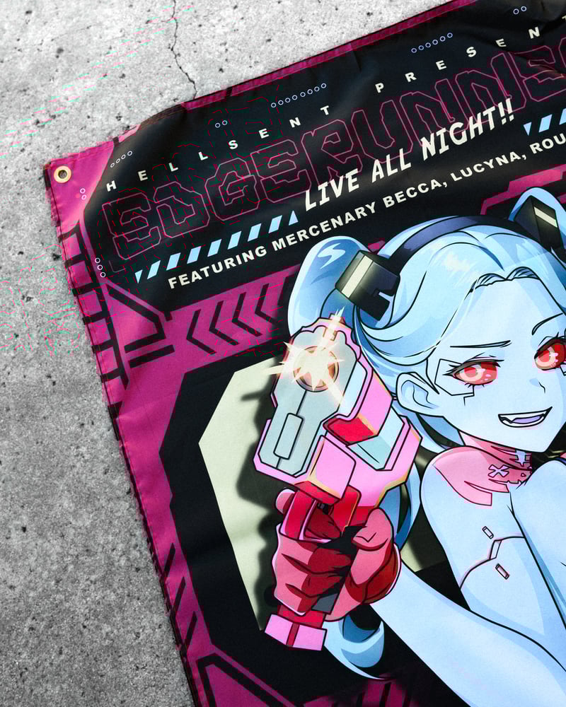 Image of Rebecca Edgerunners Flag