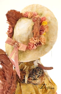 Image 2 of 🐿️ ‘Primrose, the anthophile squirrel’ 🐿️ ♡ recycled art – paper sculpture