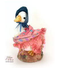 Image 1 of 🦢₊✧ Beatrix Potter ‘JEMIMA PUDDLE-DUCK’ ♡₊˚ 🦢 – Papier-mâché OOAK sculpture