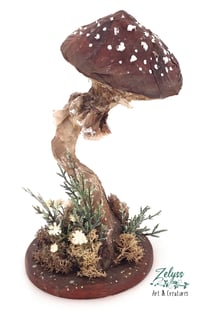 Image 1 of 🍄 Forest mushroom 🍄 – Papier-mâché OOAK sculpture