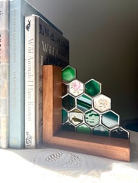 Image 2 of Honeycomb Bookends