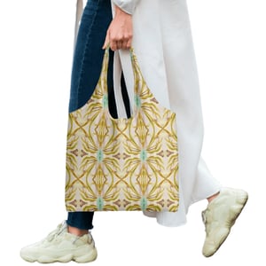 Image of Echinacea Moss Waterproof Grocery Tote