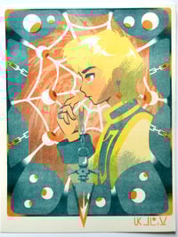 Kurapika's Chains Riso Print