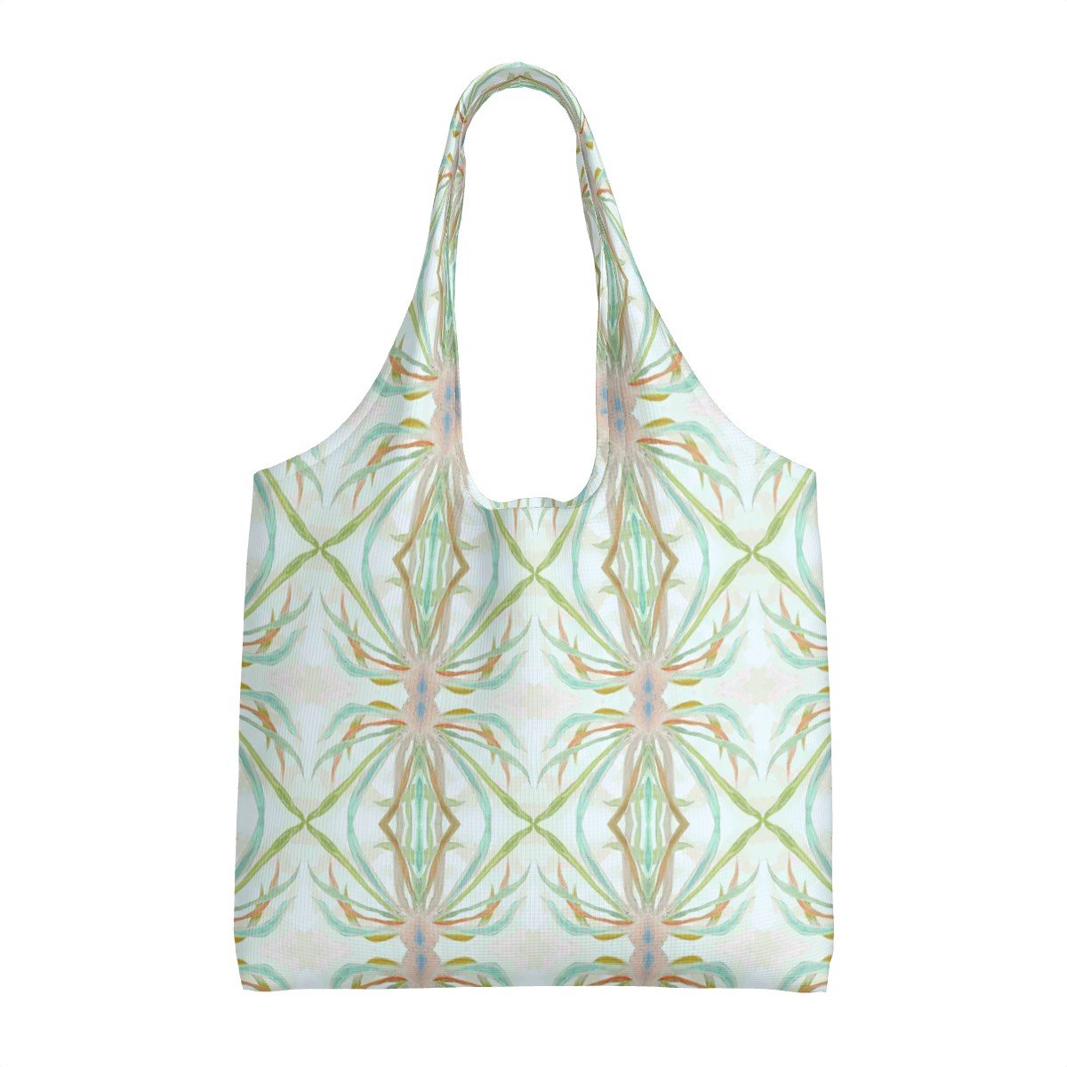Image of Echinacea Steel Blue Waterproof Grocery Tote