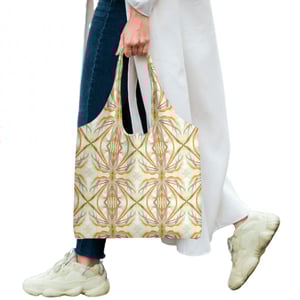 Image of Echinacea Citrus Waterproof Grocery Tote