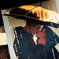 Image 3 of M&N Pixelated kisses with FOIL