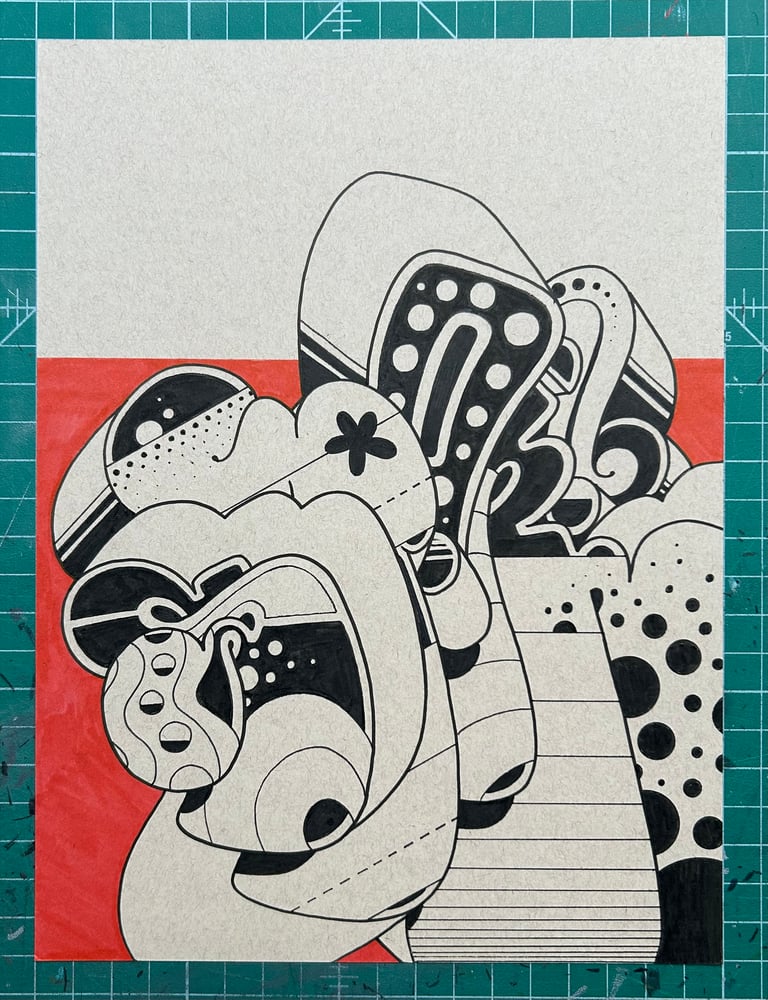 Image of Sp.One, original drawing, (unique), 2025