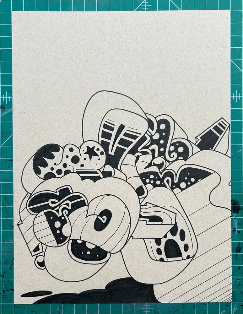 Image of Sp.One, original drawing 1, (unique), 2025