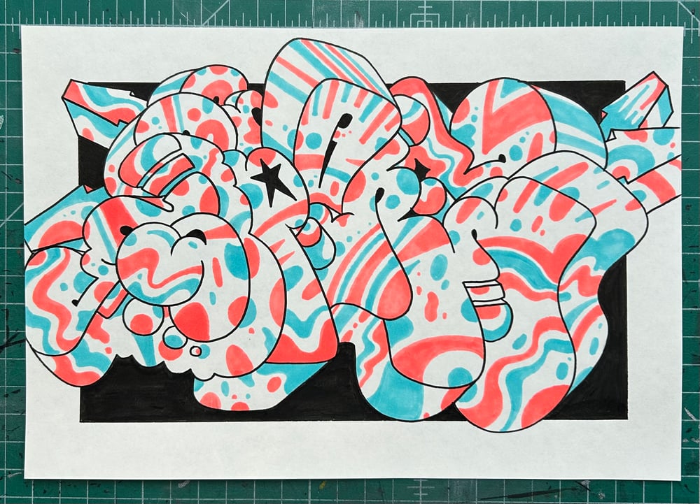 Image of Sp.One, original drawing, 3, (unique), 2025