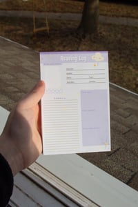 Image 3 of Handmade purple note pad set