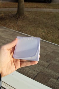 Image 4 of Handmade purple note pad set