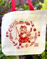 Image 1 of Fisher Cat Tote Bag