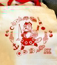 Image 3 of Fisher Cat Tote Bag