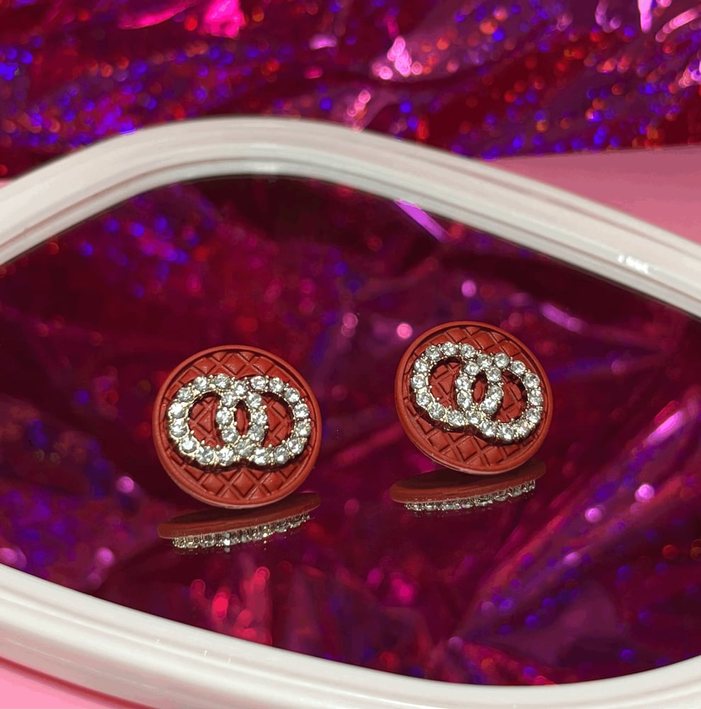 Image of Rose Earrings / Aritos Rosa