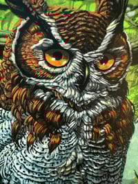 Image 3 of "Great Horned Owl" • Limited Edition Art Print (18" x 24")