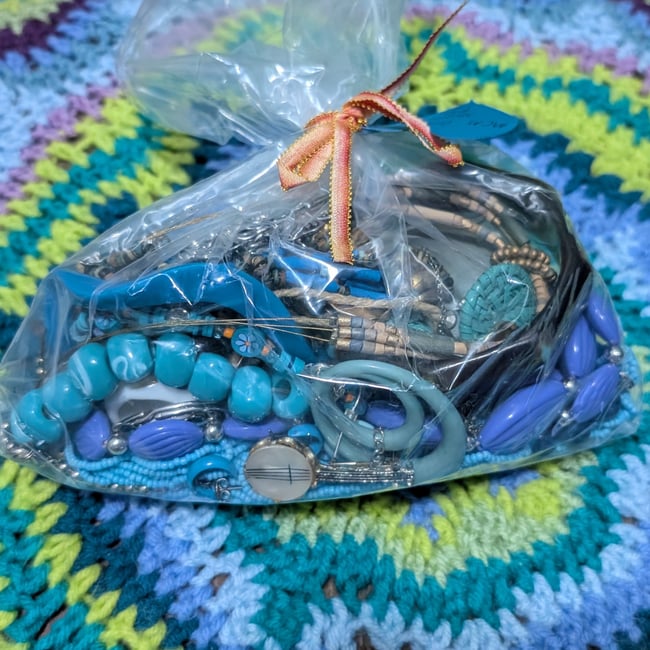 Mid Century Modern MCM Groovy Jewelry Mystery Grab Bag #3